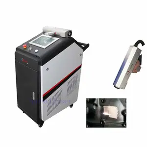 Mesin Pembersih Debu Laser Portabel 500W 1000 W, Mesin Pembersih Penghilang Karat Portabel 1000 Watt