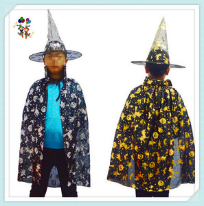 Venta caliente niños Halloween vestido <span class=keywords><strong>de</strong></span> lujo capa gasa bruja disfraz para fiestas y Navidad para niños fábrica - Product Image 4
