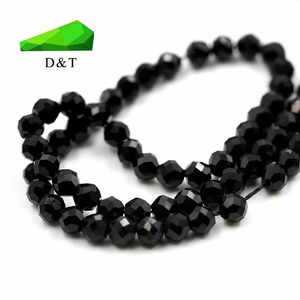 Fabriek groothandel hoge kwaliteit natuurlijke zwarte spinel ronde facet kralen Guangxi Wuzhou fabriek directe verkoop - Product Image 6