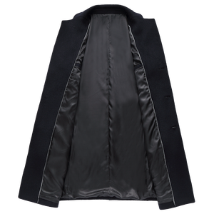 Autumn and Winter New Business <strong>Mens</strong> <strong>Trench</strong> <strong>Coat</strong> Wool <strong>Mens</strong> <strong>Coat</strong> Trending Products <strong>Black</strong> <strong>Mens</strong> Wool <strong>Long</strong> <strong>Coat</strong> - Product Image 6