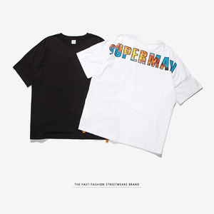 2019 OEM ODM Custom Oversize Drop Shoulder T <b>Shirt</b> Men with <b>Superman</b> Printing - Product Image 4