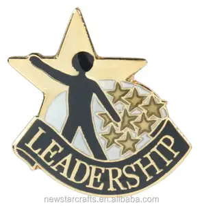 School Leadership awards metal security lapel pin for various courses badge