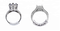 Pengatur Ukuran Cincin TPU Tak Terlihat Model Hongjia Vintage RSA-009 untuk Cincin yang Terlalu Besar, Mudah Digunakan