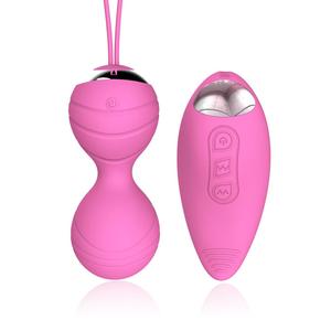 Ylove Factory Venta al por mayor Control remoto inalámbrico Vibrador Ben Wa Balls Kit Kegel Ejercicio Forma de lengua Masajeador