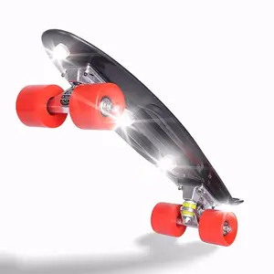 สเก็ตบอร์ด,สกู๊ตเตอร์,Longboard ใต้กระดานตกแต่งวางมินิไฟ Led