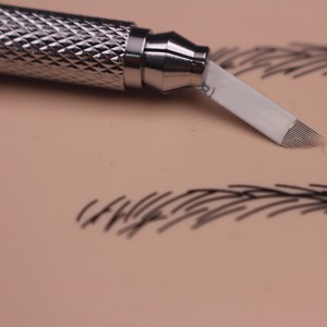 <span class=keywords><strong>Micro</strong></span> lame professionnelle Super tranchante, pièces, aiguille pour microblading des sourcils, jetables - Product Image 6