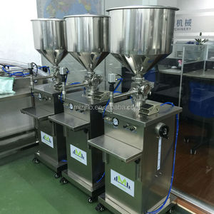 Machine de remplissage de crème liquide verticale <span class=keywords><strong>pneumatique</strong></span> semi-automatique de 500ml pour toutes sortes de bouteilles - Product Image 2