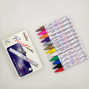 <span class=keywords><strong>ปากกา</strong></span>มาร์กเกอร์โลหะ12<span class=keywords><strong>สี</strong></span>,<span class=keywords><strong>ปากกา</strong></span>พู่กัน<span class=keywords><strong>สี</strong></span>งานฝีมือ DIY - Product Image 4
