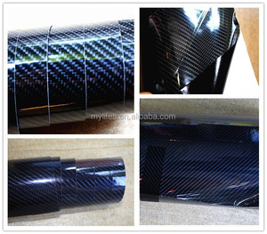 Enveloppe de voiture en vinyle 5D 3D <span class=keywords><strong>2D</strong></span>, Film de voiture en Fiber de carbone très brillant - Product Image 2