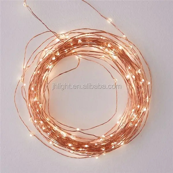 Clear Warm White LED Micro Fairy String Light Waterproof Wire/Rice shaped warm white copper wire string light