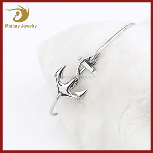 All'ingrosso braccialetto di ancoraggio impermeabile originale a buon mercato Christian Viking marinaio argento metallo gancio di ancoraggio bracciale <span class=keywords><strong>per</strong></span> gli uomini - Product Image 2