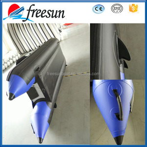 نفخ Kaboat المحيط الصيد كاياك PVC سميكة Freesun 0.9 مللي متر المواد KB365 الأزرق الانجراف RY-BK365 CN;SHN FREESUN أو OEM 102 سنتيمتر - Product Image 5