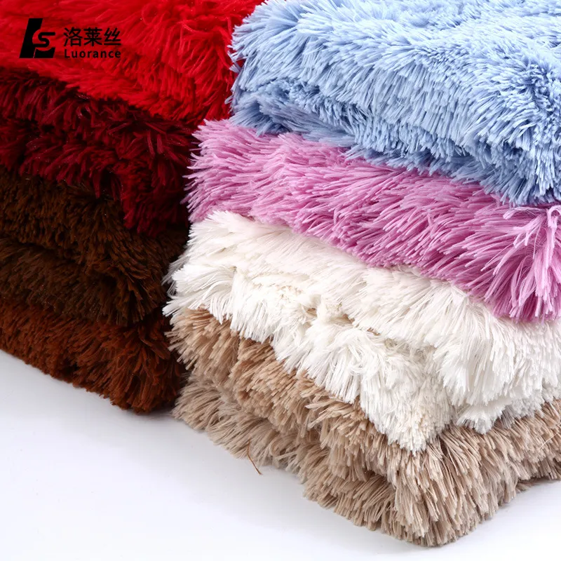 Yıkanabilir ev tekstil kumaş peluş PV suni kürk kumaş