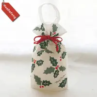 カスタムクリスマス巾着包装ギフトバッグ