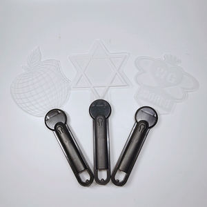 Bâton led clignotant de concert en acrylique, logo personnalisé, fournitures de fête, vente en gros - Product Image 2