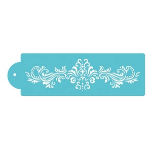プロモエコフレンドリーなプラスチックケーキ装飾ステンシル - Product Image 2