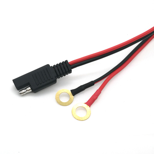 Cavo per caricabatterie con porta fusibile, connettore a sgancio rapido SAE a terminale ad anello, cablaggio a 2 pin per moto, <span class=keywords><strong>auto</strong></span>, trattore - Product Image 5