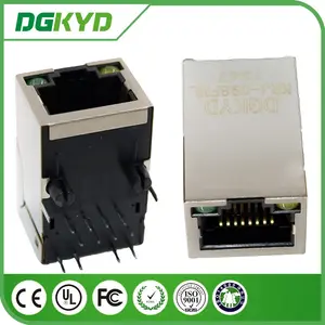 RJ45 Factory price KRJ-098FNL 90 degree 8p8c RJ45 LAN Jack