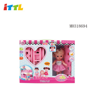 Muñeca <span class=keywords><strong>de</strong></span> juguete <span class=keywords><strong>de</strong></span> plástico <span class=keywords><strong>para</strong></span> niños, litera, cuna - Product Image 2