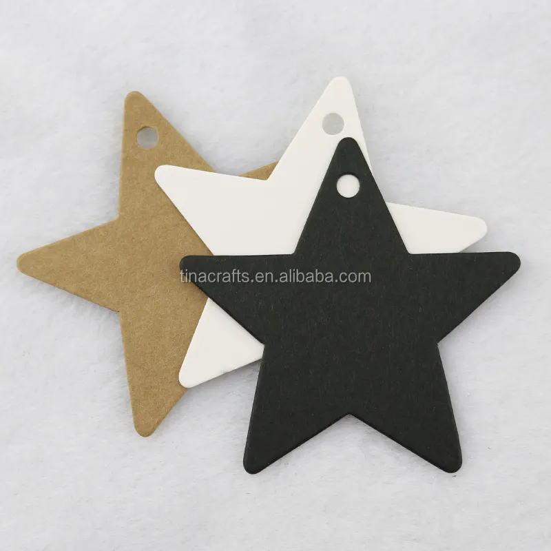 Five-pointed Star Hang Tag Labels/Hangtag/PVC Tags/Price Tags