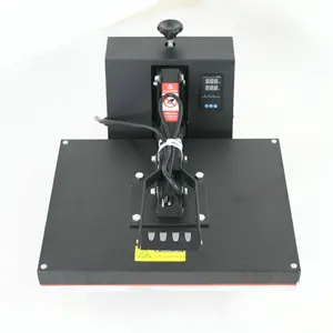 Máquina de prensa de calor de impresión de camisetas de alta presión aprobada por Ce con control de tiempo digital