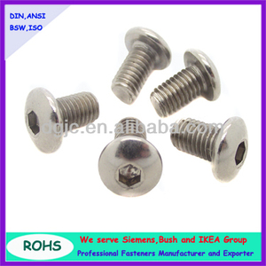 Acero inoxidable tornillos de cabeza hexagonal scoket <span class=keywords><strong>DIN7380</strong></span> - Product Image 1