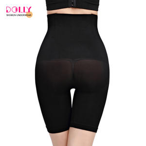 Panty cintura alta mitad del muslo trasero elevador cintura entrenador Control firme vientre cuerpo talladora bragas - Product Image 5