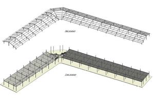 プレハブ住宅PTHダブルC鉄骨構造学校教室オフィス用 - Product Image 5