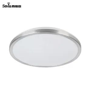 Savia Moderne Led Acryl Plafondlamp Ronde 15W IP44 Waterdichte Flush Surface Mount Badkamer Lamp Hotel Restaurant Decoratieve