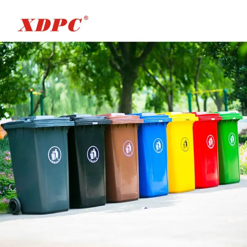 XDPCจากโรงงานขายส่งCut-Rate En840 Hdpe 240lขยะพลาสติกถังขยะ