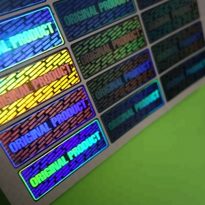 Tùy Chỉnh Cầu Vồng Màu Sắc Bảo Hành An Ninh 3D Laser Hologram Nhãn Dán Với Tamper Evident VOID - Product Image 4