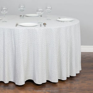 Wholesale Sequin <strong>Tablecloths</strong> Round Embroidered Table Cloths for Wedding <strong>Party</strong> - Product Image 2