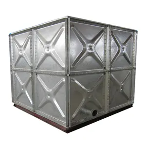 High quality Farm Irrigation Used Pressed Steel Sectional Water Tank With Hot Dip Galvanized Accessories