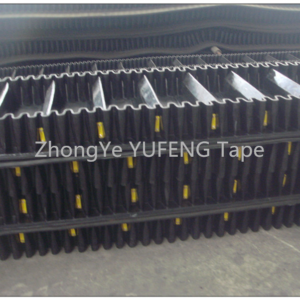 Высококачественная боковая конвейерная лента для транспортировки под высоким углом для песка/шахты/камнедробилки и угля