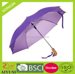 Personalizado en forma de pato animal cabeza <span class=keywords><strong>mango</strong></span> de madera <span class=keywords><strong>paraguas</strong></span> - Product Image 2