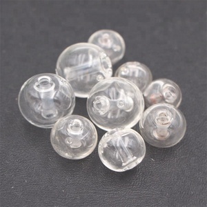 Perles de <span class=keywords><strong>verre</strong></span> creuses soufflées <span class=keywords><strong>à</strong></span> la main, Mini huiles essentielles, <span class=keywords><strong>boule</strong></span> de parfum, perles creuses <span class=keywords><strong>en</strong></span> <span class=keywords><strong>verre</strong></span> avec sténopé latéral pour les kits de colliers et de bracelets - Product Image 5