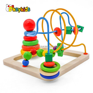 Meilleure vente Jouets intelligents <span class=keywords><strong>en</strong></span> <span class=keywords><strong>bois</strong></span> avec labyrinthe de perles pour bébé W11B194 - Product Image 4