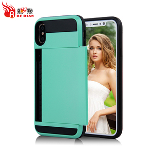 Gran venta caja del teléfono de <span class=keywords><strong>la</strong></span> ranura para tarjeta, cubierta de <span class=keywords><strong>la</strong></span> caja protectora para Iphone8 - Product Image 2