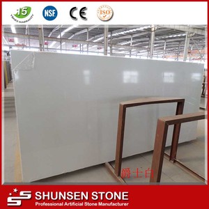 Nieve <span class=keywords><strong>blanco</strong></span> cuarzo suelo Precio de cuarzo/cuarzo lechoso - Product Image 3