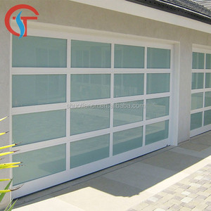 Panel de cristal de escarcha transparente de aluminio, puertas de <span class=keywords><strong>garaje</strong></span>, precio en <span class=keywords><strong>venta</strong></span> - Product Image 3