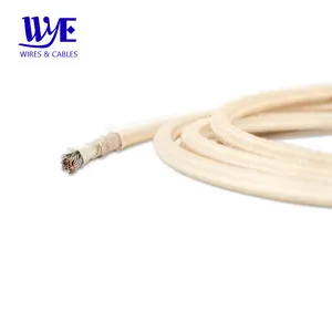 Cable trenzado de fibra de vidrio y níquel, 450C MGT, alta temperatura