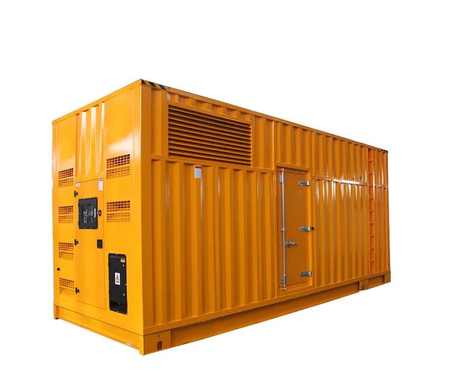 콘테이너 침묵하는 유형 1000kva 800kw Weichai Baudouin 엔진 디젤 엔진 발전기 세트 세계적인 보장