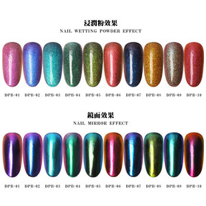 Effet caméléon acrylique conceptions pigment de couleur de gel de plongement acrylique de poudre d'immersion de clou - Product Image 2