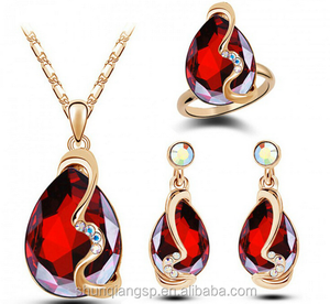 Austria Cristal de alta calidad de las mujeres, conjunto de joyas de boda conjunto de joyas de cristal - Product Image 3