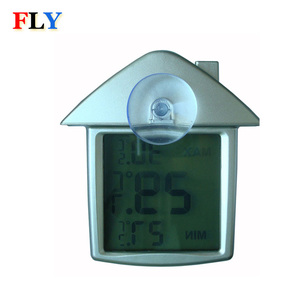 <strong>House</strong> Shape Digital Indoor <strong>Thermometer</strong> with Suction - Product Image 2