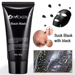 2019 Offre Spéciale Corée Led Visage D'argile Activé Noir Masque Avec Aloe Vera Masque de charbon de bois masque de boue