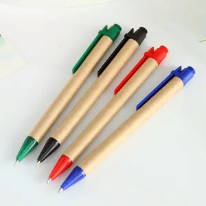 JD-NL149 促销圆珠笔与标志印刷环保定制再生纸圆珠笔