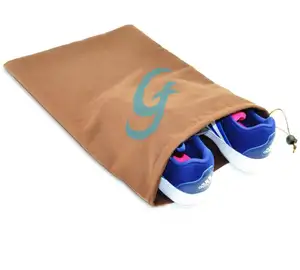 custom large velvet drawstring shoe dust pouch velvet bag for jewelry