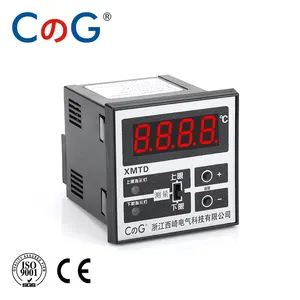 CG 0-600 Degree Input K PT100 Type two Relay Output Dial Code AC 220V 380V 72*72 mm Digital Temperature Controller Thermostat