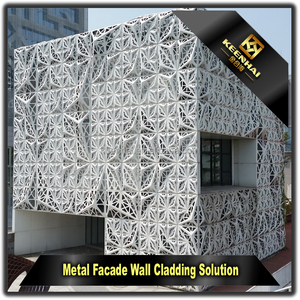 Aleación de aluminio perforado pared corrugado hojas de revestimiento de fachada - Product Image 2